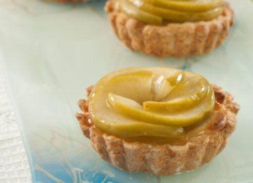 טארט תפוחים ושקדים